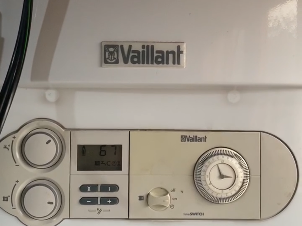 vaillant ecotec plus combination boiler with noisy heat exchanger
