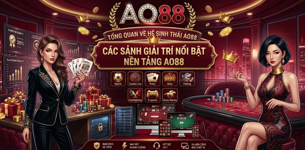 Các Sảnh Giải Trí Nổi Bật Nền Tảng AO88